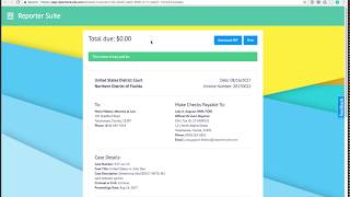 Reporter Suite - Invoices