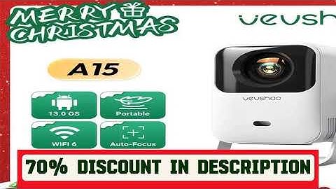 Why Everyone’s Talking About This Product! Vevshao A15 Smart Projector Portable Android 13 Project