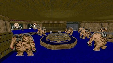 Doom II - Skirmish PvM map05: Table for Two - UV-Max with commentary