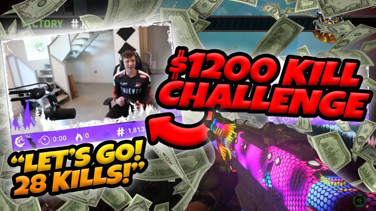 $1200 BLACKOUT KILL CHALLENGE (Call of Duty: Blackout)