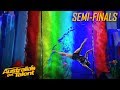 Kristy's RAINBOW Pole Dancing Has Us MESMERISED | Semi Final | Australia's Got Talent 2019