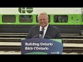 Premier ford holds a press conference in milton  april 15