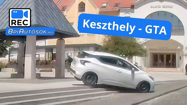 Szemrebbenés nélkül hajtott le a lépcsőn Keszthely főterén egy sofőr