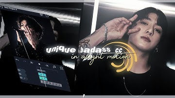 🖇️~ unique badass cc ﹙★﹚ alight motion