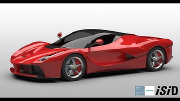 3D Surface Modeling of LaFerrari - Siemens NX