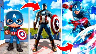 Upgrading CAPTAIN AMERICA Into A GOD In GTA 5! (Mods)