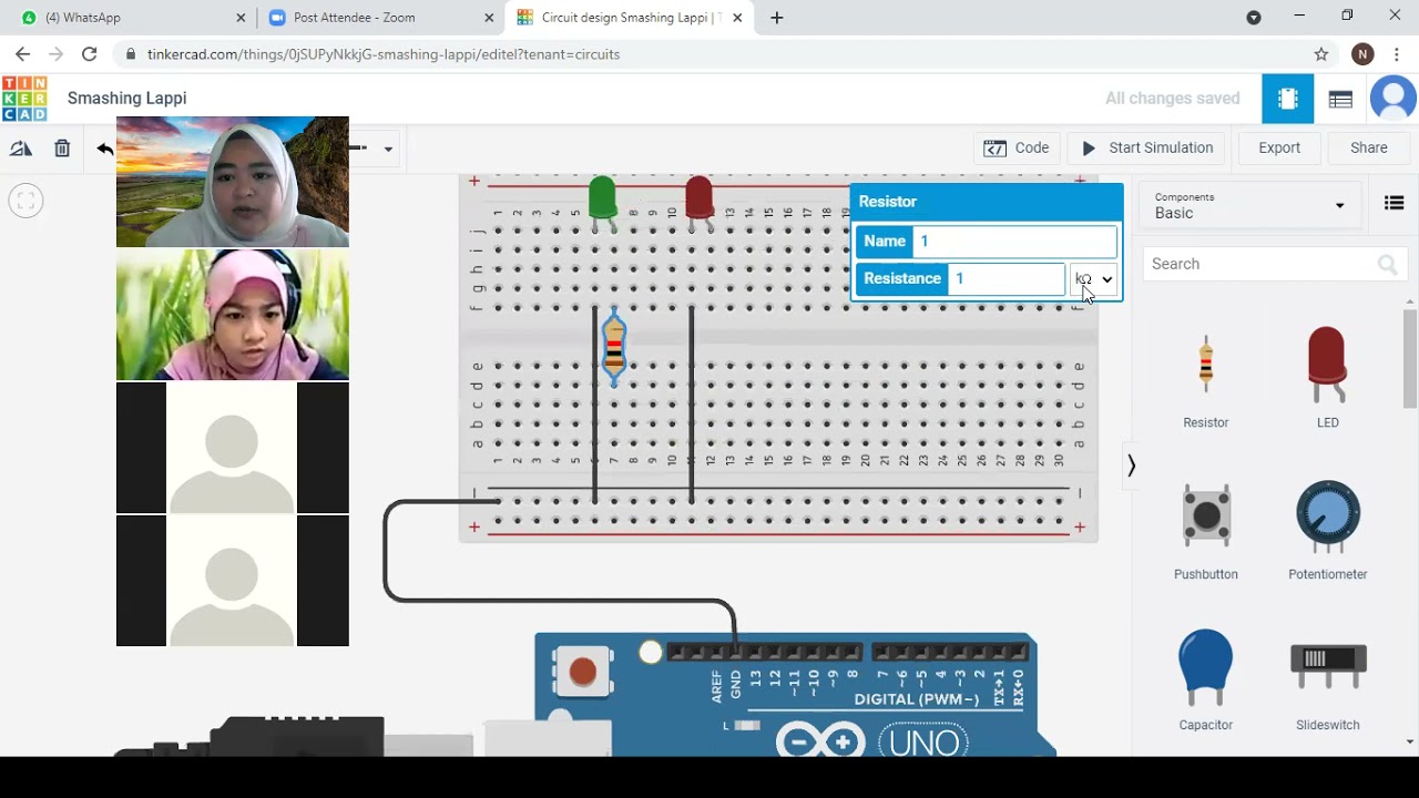 SIMULASI PROJEK CAHAYA