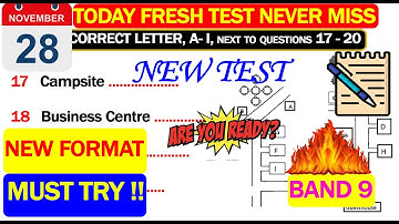 IELTS LISTENING PRACTICE TEST 2025 WITH ANSWERS | 28.11.2025