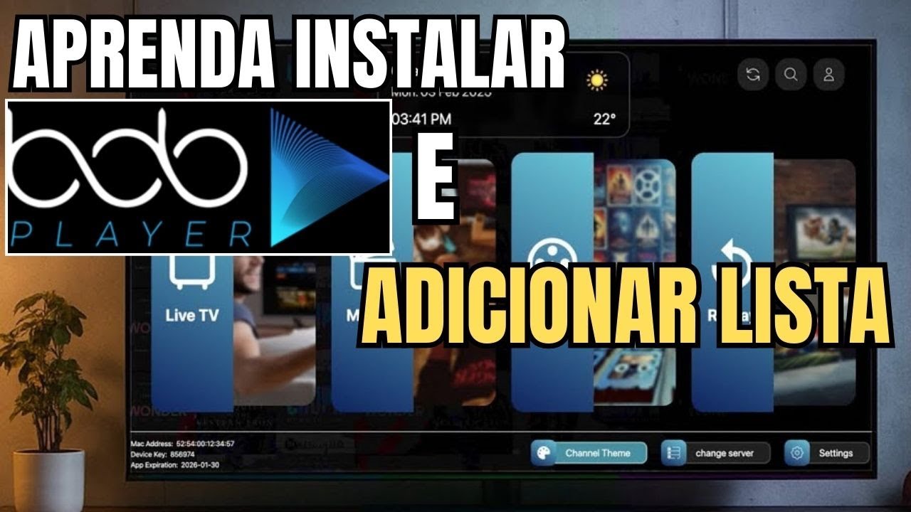 INSTALANDO E ADICIONANDO LISTA NO BOB PLAYER NA SMART TV LG ANTIGA