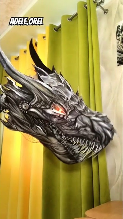 Mechanics Puppet Dragon! 🐲 #dragon #paperart #dragondesign
