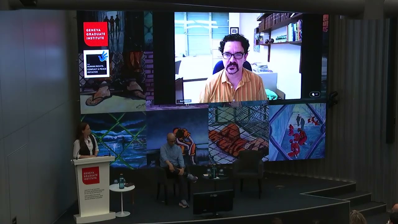 Breaking the Silence: From Guantánamo to ICE - Mohamedou Ould Slahi & Don E Walicek at IHEID, Geneva