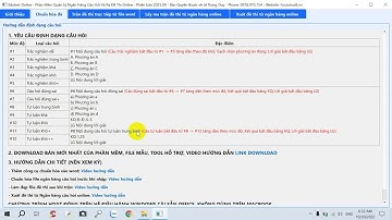 Phần mềm trộn đề thi miễn phí Edutest - HD Trộn đề thi từ file word