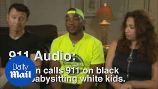 Woman calls 911 on black man babysitting white kids