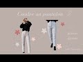 Diy pantalon coupe droite  leah sewing