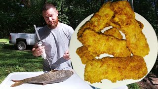 How to Fillet and Process Common Carp For Boneless Fish Sticks