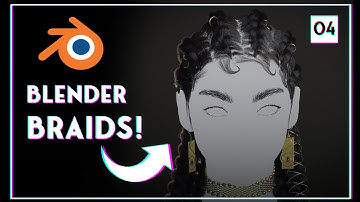 creating braids for a realistic 3d character Part 4