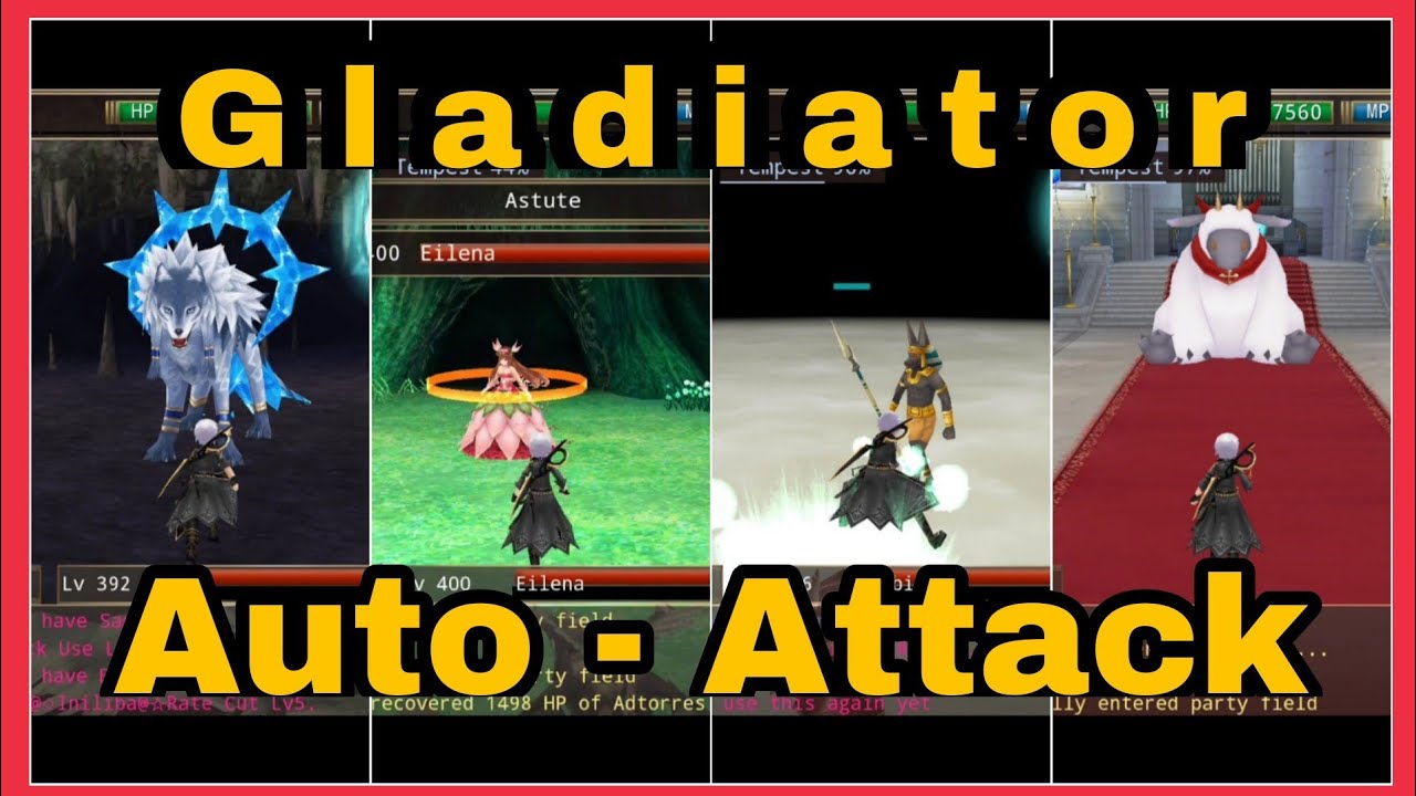 Gladiator Auto - Attack (Iruna Online)