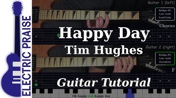 Happy Day - Tim Hughes | Electric Guitar Playthrough (With TABS)