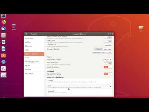 Ubuntu 18.04 Fix Right Click Touchpad Not Working