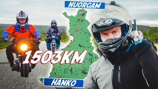 Mopoilla Nuorgamista Hankoon 1500km! Osa 1 - BMA