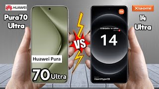 Huawei Pura 70 Ultra Vs Xiaomi 14 Ultra  - Full Comparison 🔥 Techvs