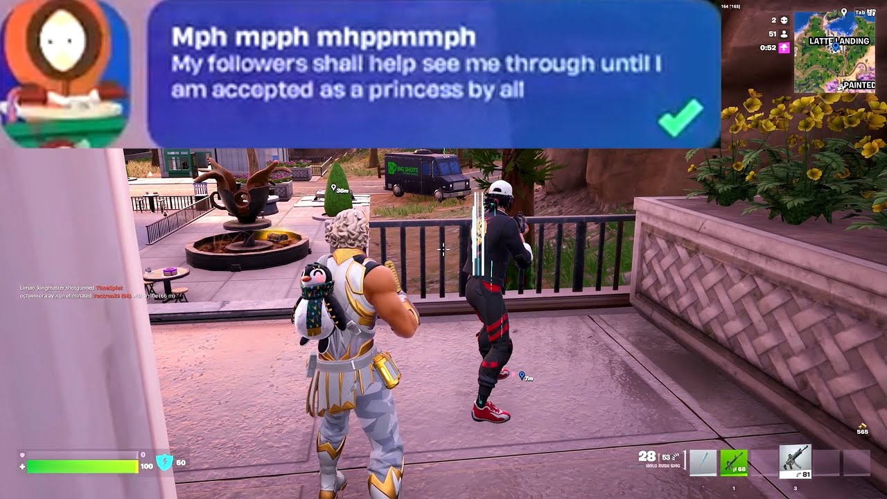 My followers shall help see me through until i am accapted as a princess by all Fortnite