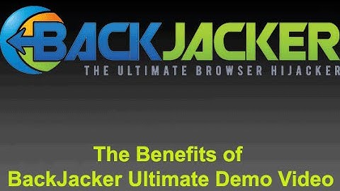 BackJacker Ultimate Edition Feature - Live Demo