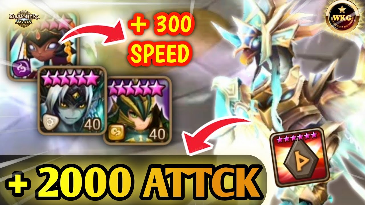 TRAP NEMESIS ELUDIA with LUCIFER COMBO IN RTA SUMMONERS WAR