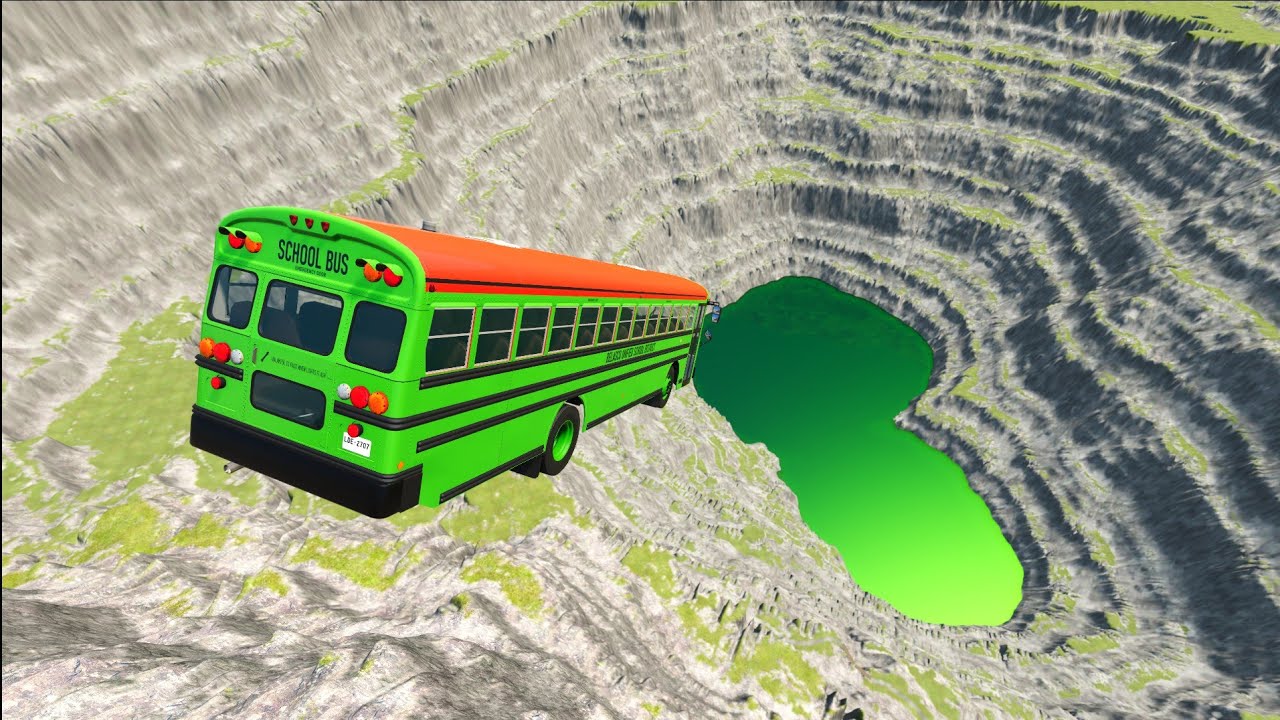 BeamNG.Drive - Leap Of Death Car Jumps and Falls Crashes #11