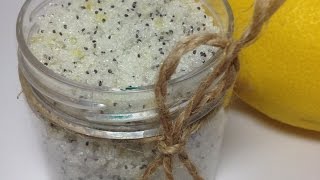 How To Make A Lemon Poppy Seeds Sugar Body Scrub - DIY  Tutorial - Guidecentral