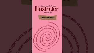 Things you didn't know Illustrator could do 🤫 | Ep. 5/50 #anchorarcz #shorts #illustrator #trick