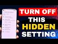 2 Hidden Android Setting Draining Your Battery AND Storage! (Disable NOW)