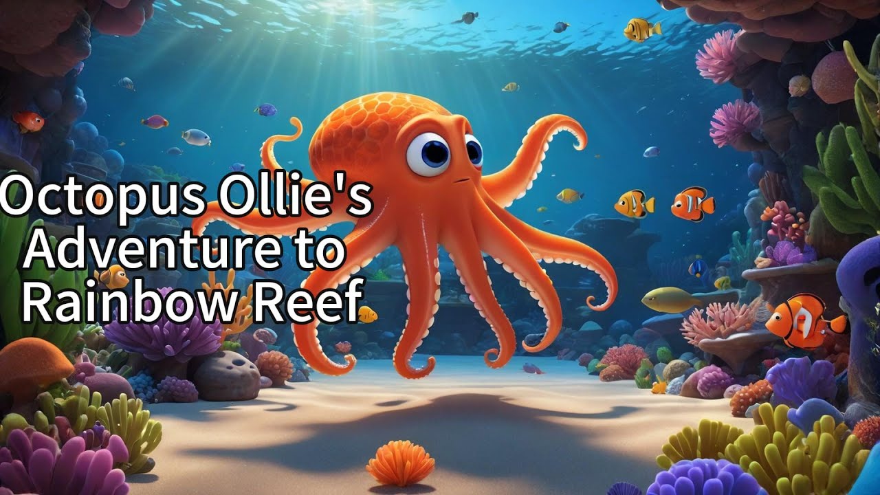 Octopus Ollie's Adventure to Rainbow Reef  - Bedtime Stories for kids and toddlers