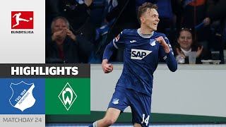 Beier Brings Win For Hoffenheim! | Hoffenheim - Bremen 2-1 | Highlights | MD 24 - Bundesliga 2023/24