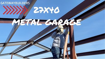 Building a Weld up Metal Garage Extension