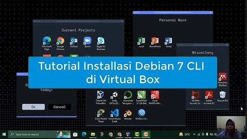 TUTORIAL INSTALLASI DEBIAN 7 CLI VIRTUALBOX