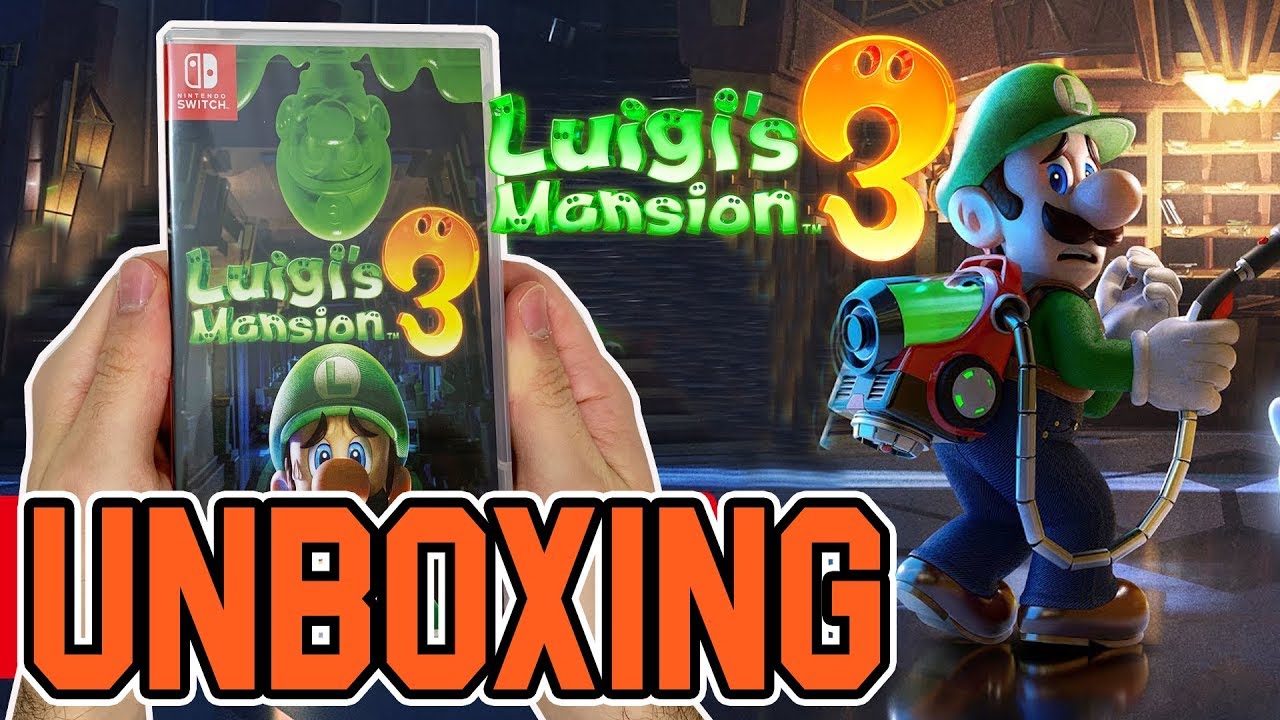Luigi's Mansion 3 (Nintendo Switch) Unboxing 