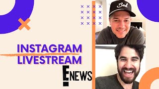 Darren Criss On Enews Ig Livestream 04-16-20