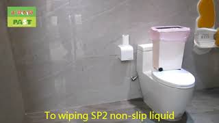 1085 Swimming Pool Pool Side Walkway Changing Rooms Corridor Toilet Wood Grain Floor Slate Flooring