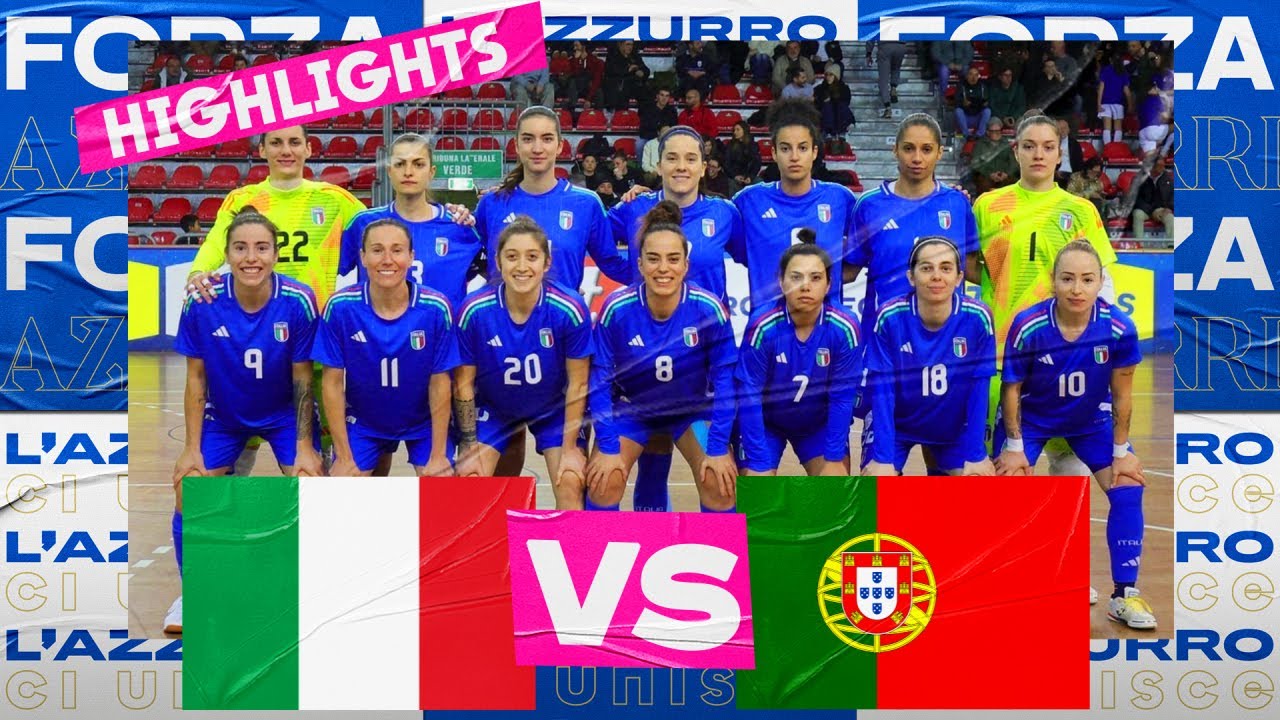 Highlights: Italia-Portogallo 2-3 | Futsal Femminile | Amichevole