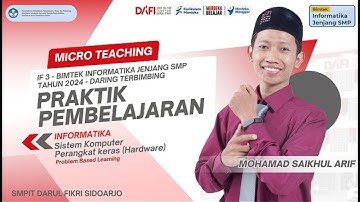 Micro teaching untuk Tugas Bimtek Informatika 2024 – Perangkat Keras Komputer