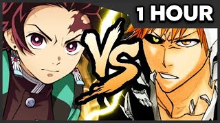 [1 Hour] Tanjiro Vs Ichigo Rap Battle | Rustage Ft. Connor Quest!