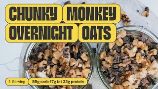 Chunky Monkey Overnight Protein Oats | BPN Kitchen by BPN 9,480 views 1 year ago 4 minutes, 22 seconds