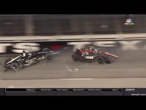 Top 10 IndyCar Crashes of 2018