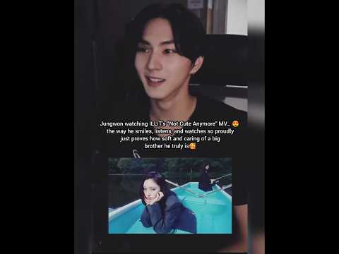 Jungwon Reacting To ILLIT S Not Cute Anymore MV Enhypenmembers Enhypen