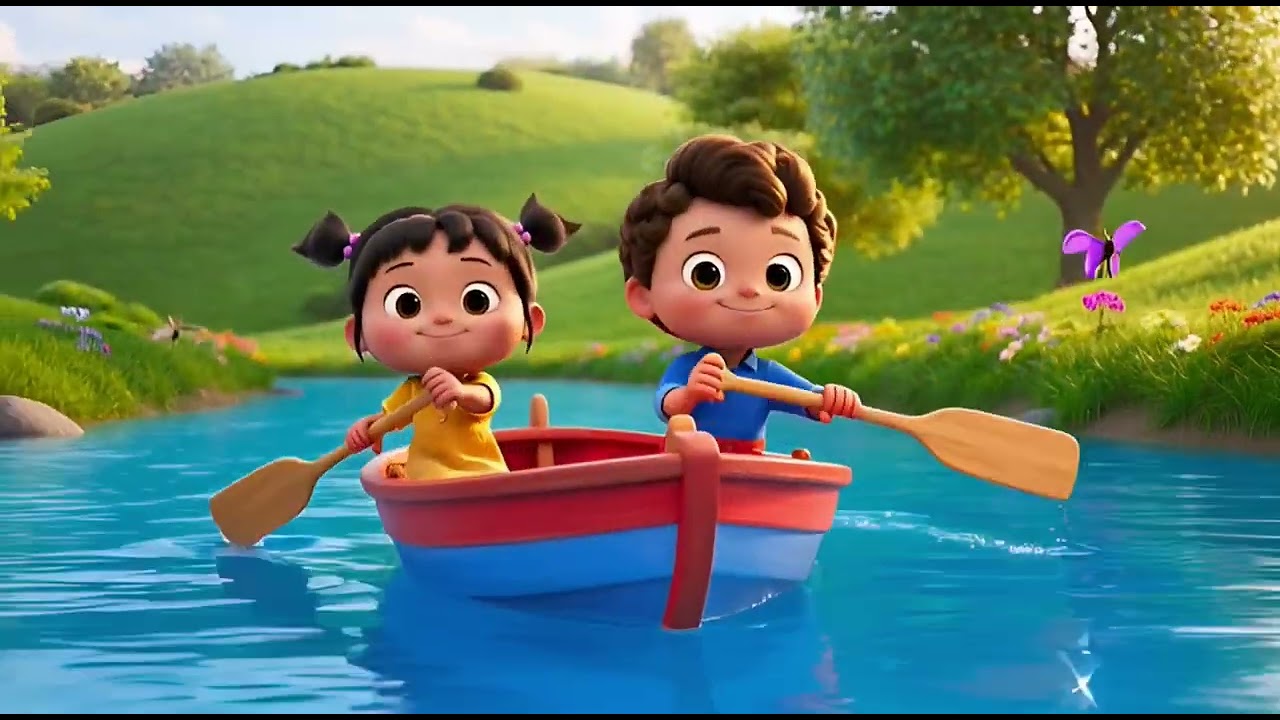 Row Row Row Your Boat Nursery Rhymes for Toddlers