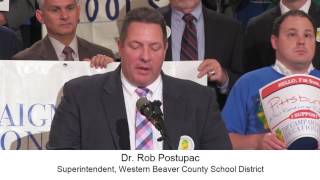 Dr. Rob Postupac, Superintendent, Western Beaver County School District