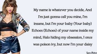 Taylor Swift - Don't Blame Me (lyrics)