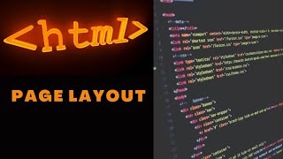 18. HTML Page Layout