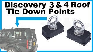 Land Rover Discovery 3 / 4 Roof Rack Rail Tie Down Lashing Points